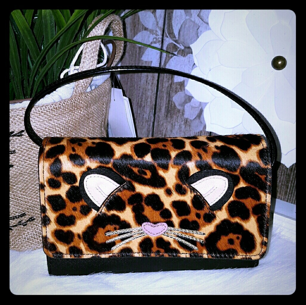 Kate spade leopard summer crossbody bag